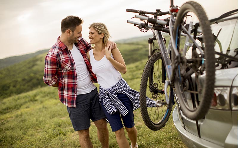 držiak na bicykle vzadu