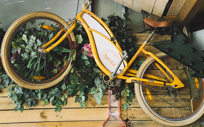 bicykel ako dekorácia bicykel ako dekorácia