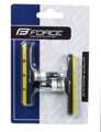 FORCE gumičky bŕzd, jednorazové, čierno-žlté, 70mm, balené