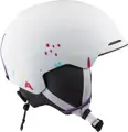 ALPINA Detská lyžiarska prilba BRIX JR biela-grafika matná