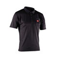 LEATT Polo tričko Team krátky rukáv  , Black