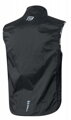 FORCE cyklistická vesta V48, neprefúkavá, čierna