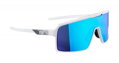 FORCE okuliare STATIC biele, modré zrkadlové sklo