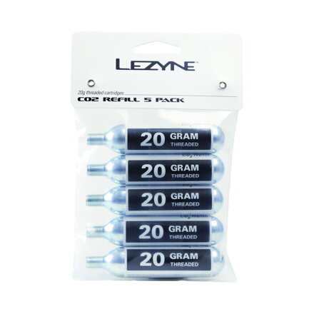 Lezyne bombičky CO2 balenie 5 ks, 20g, závit