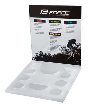 FORCE stojan na krémy, plastový