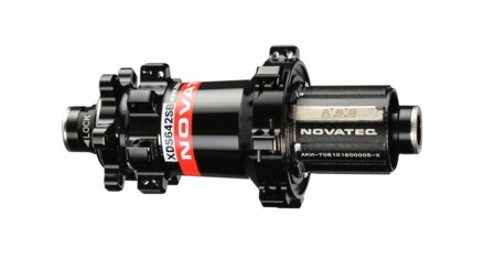 Novatec XDS642SB/A-X12-ABG zadný náboj, 6-dier, 28 dier, 12x142 mm, Shimano HG, OEM