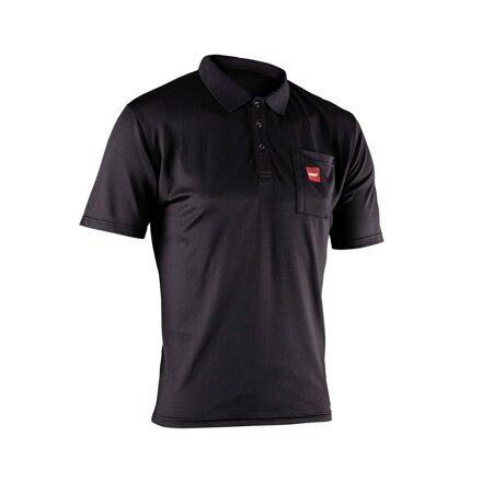 LEATT Polo tričko Team krátky rukáv  , Black