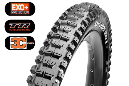 MAXXIS plášť MINION DHR II 27.5 x 2.50  3CT/EXO+/TR  60 TPI . Kevlar