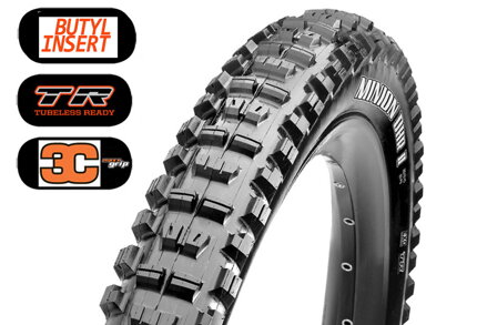 MAXXIS plášť MINION DHR II 27.5 x 2.50  3CG / DD / TR  120x2 TPI , Kevlar
