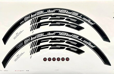 VISION nálepky na ráfik AB WideR 148 (1set)