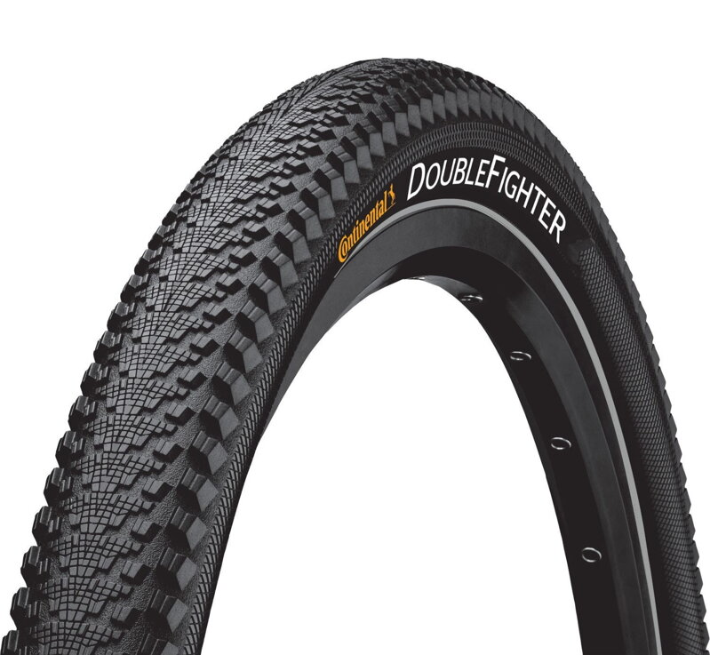 Plášť CONTINENTAL Double Fighter III Sport Reflex drôt - 26x1.9