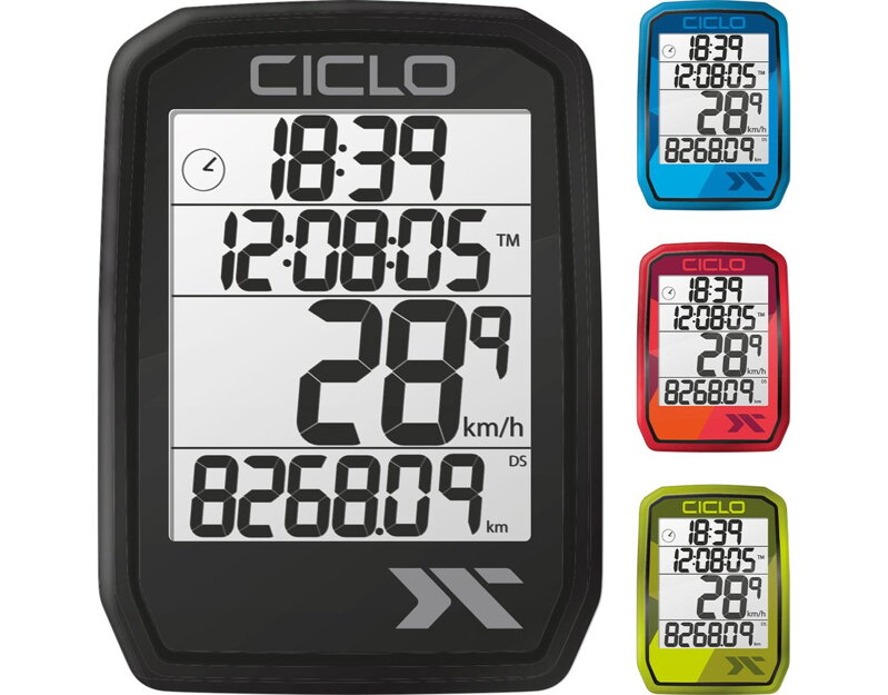 Tachometer CicloSport Protos 105 drôtový - Green