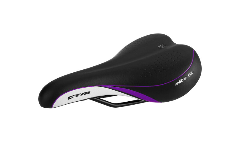 Sedlo CTM Elite čierna/fialová