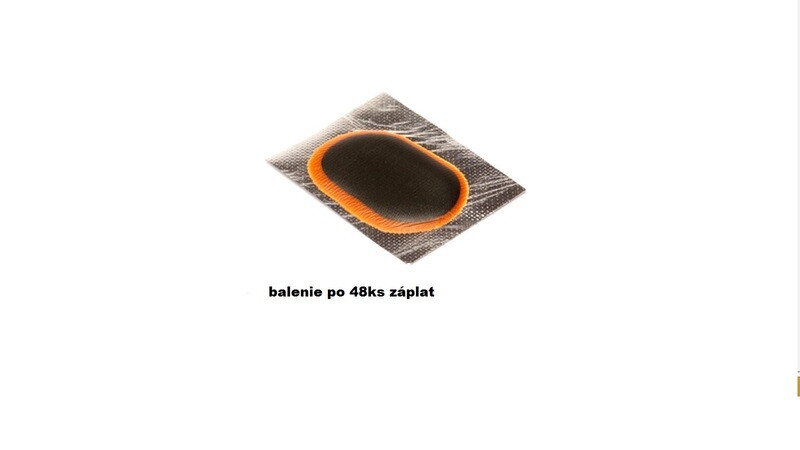 Extend záplata na opravu duší s priemerom 24x35 mm  balenie (48ks)