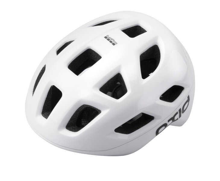 Extend prilba OXID, white, M/L (58-61 cm) shine/matt, road