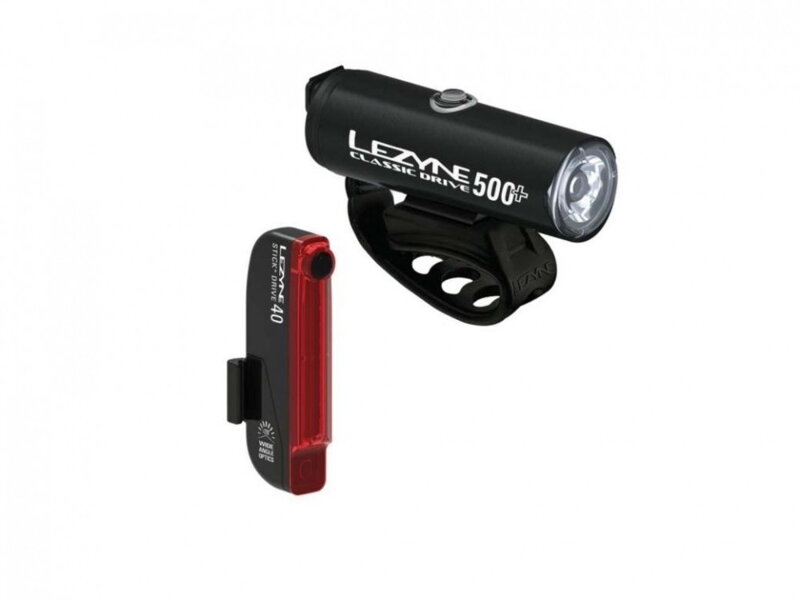 Lezyne set svetiel CLASSIC 500+ a STICK