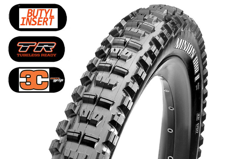 MAXXIS plášť MINION DHR II 27.5 x 2.50  3CG / DD / TR  120x2 TPI , Kevlar